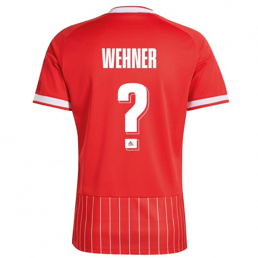 Danxen Homem Camisola Marc Wehner #0 Vermelho Branco Verde Alternativa 2026/27 Camisa