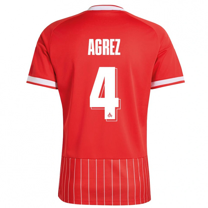 Danxen Homem Camisola Sara Agrež #4 Vermelho Branco Verde Alternativa 2026/27 Camisa