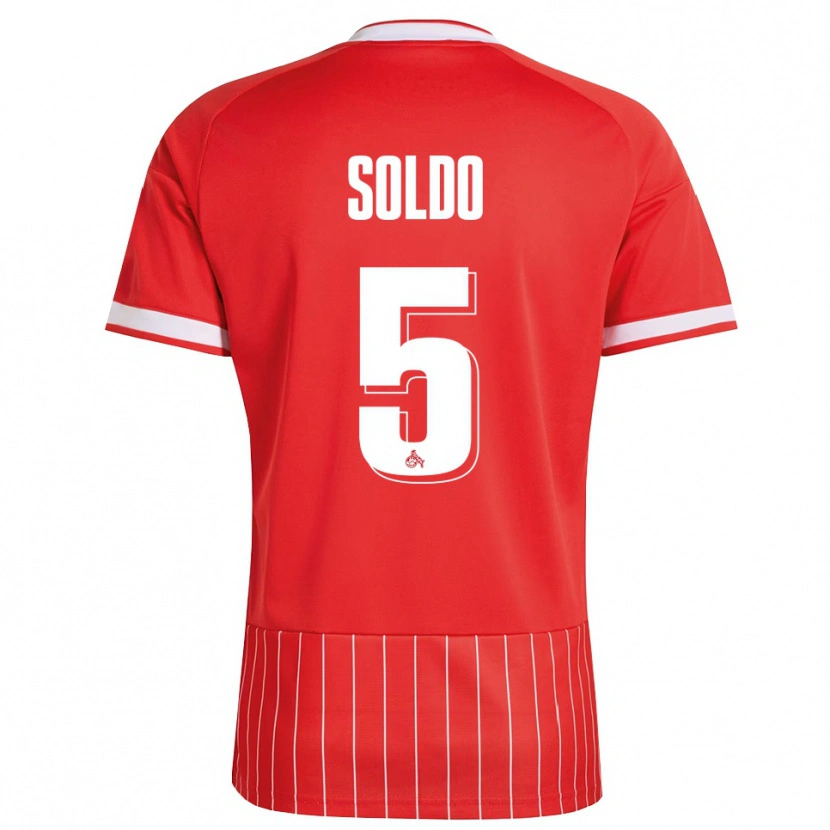 Danxen Homem Camisola Nikola Soldo #5 Vermelho Branco Verde Alternativa 2026/27 Camisa