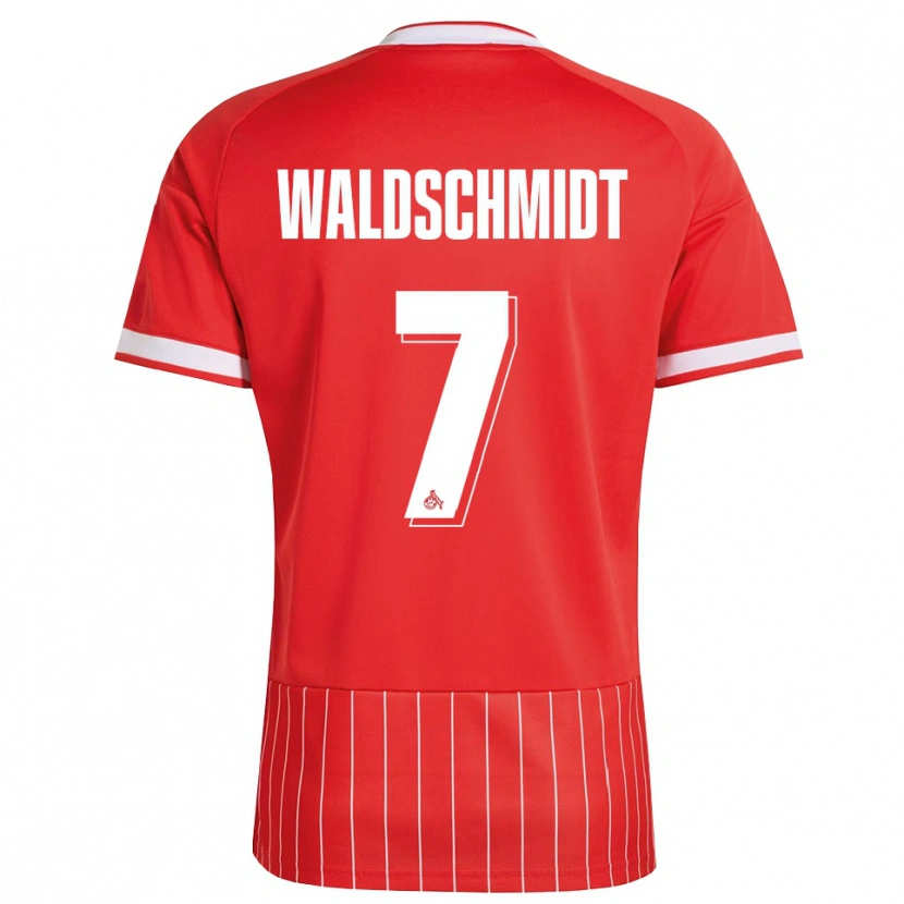 Danxen Homem Camisola Luca Waldschmidt #7 Vermelho Branco Verde Alternativa 2026/27 Camisa