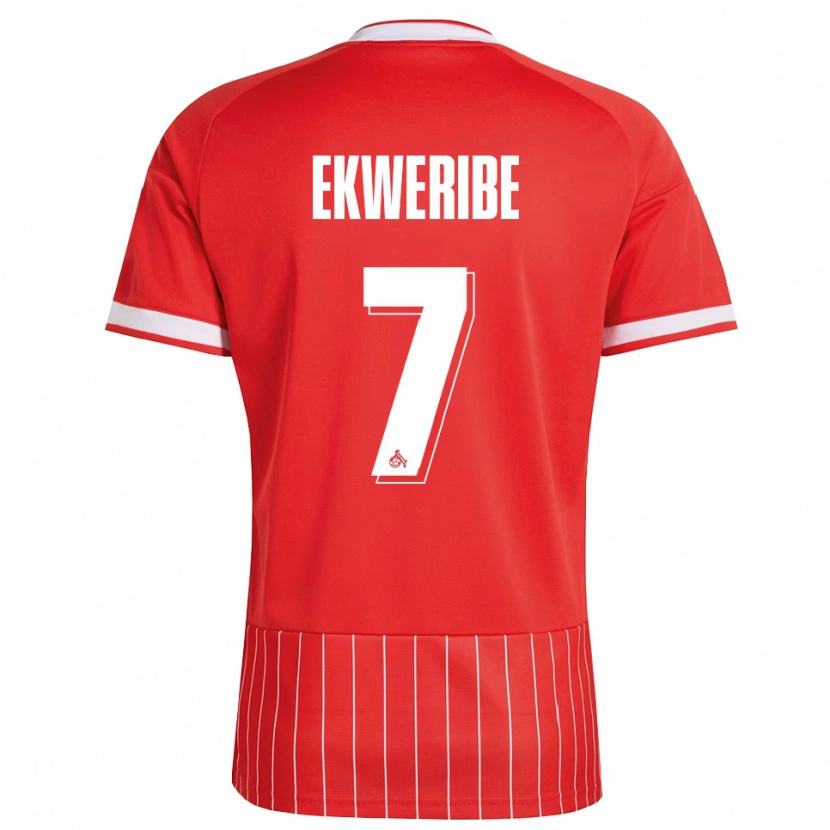 Danxen Homem Camisola Kevin Ekweribe #7 Vermelho Branco Verde Alternativa 2026/27 Camisa