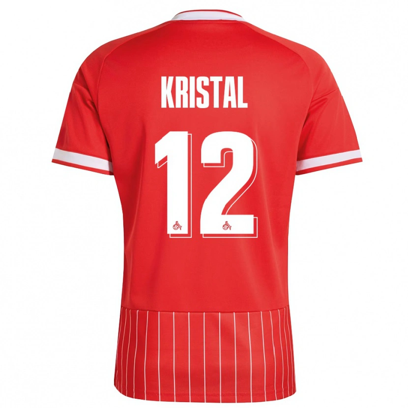 Danxen Homem Camisola Patrik Kristal #12 Vermelho Branco Verde Alternativa 2026/27 Camisa