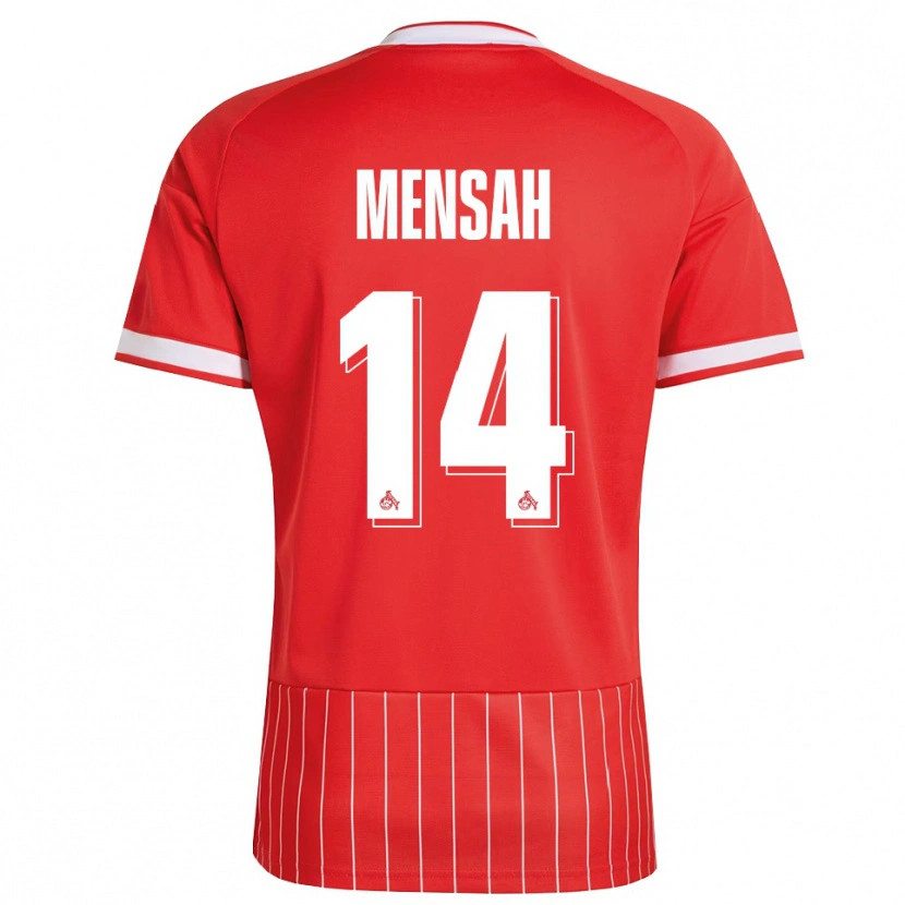 Danxen Homem Camisola Gideon Mensah #14 Vermelho Branco Verde Alternativa 2026/27 Camisa