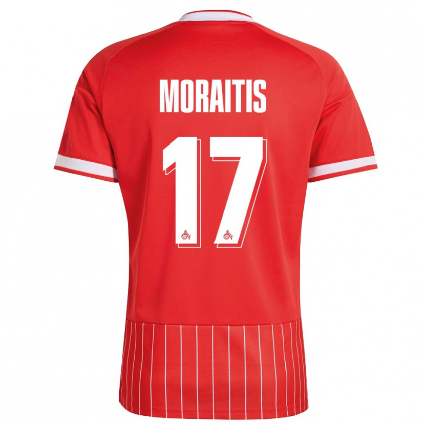Danxen Homem Camisola Victor Moraitis #17 Vermelho Branco Verde Alternativa 2026/27 Camisa