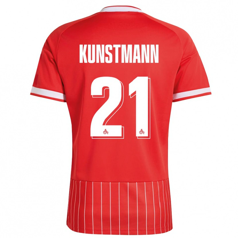 Danxen Homem Camisola Jonas Kunstmann #21 Vermelho Branco Verde Alternativa 2026/27 Camisa