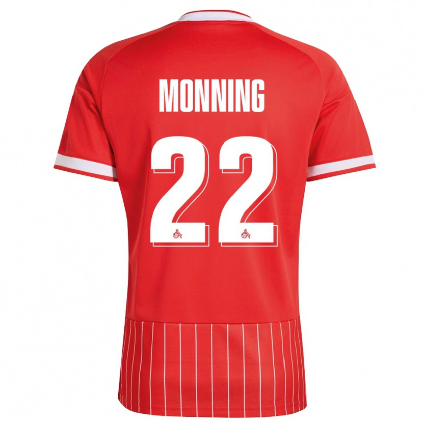 Danxen Homem Camisola Marlon Monning #22 Vermelho Branco Verde Alternativa 2026/27 Camisa
