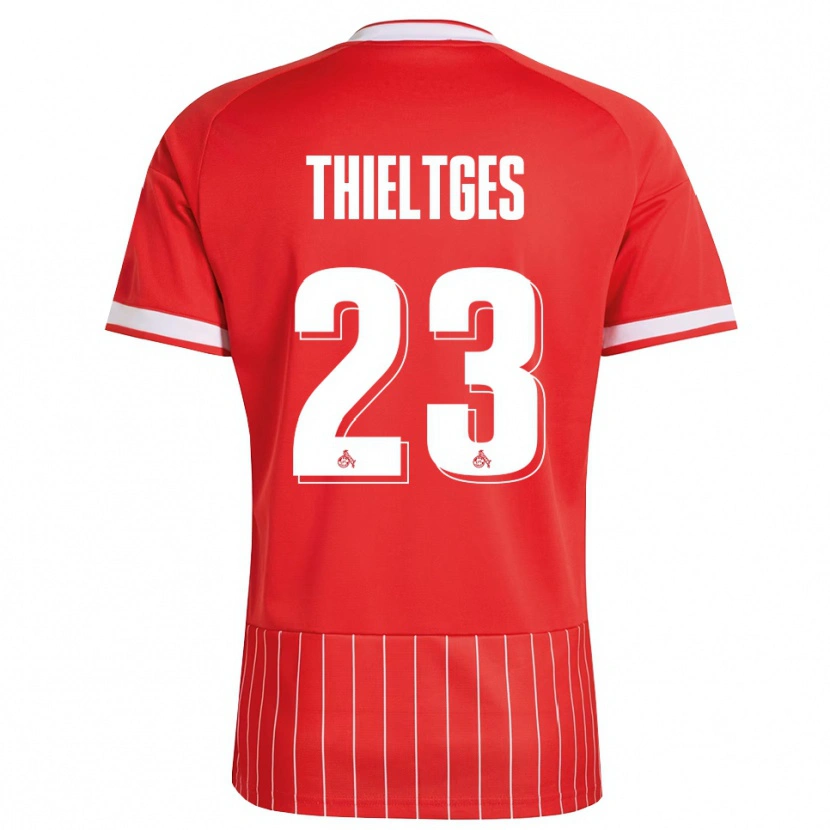 Danxen Homem Camisola Phil Thieltges #23 Vermelho Branco Verde Alternativa 2026/27 Camisa