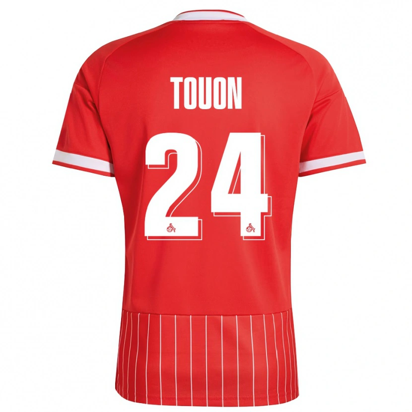 Danxen Homem Camisola Ella Touon #24 Vermelho Branco Verde Alternativa 2026/27 Camisa