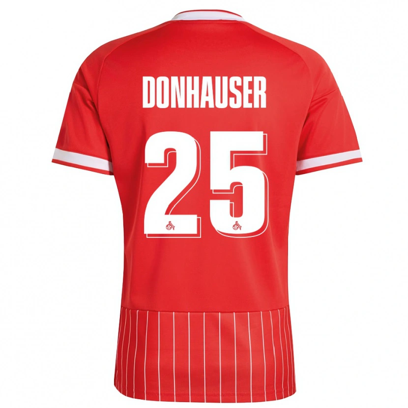 Danxen Homem Camisola Laura Donhauser #25 Vermelho Branco Verde Alternativa 2026/27 Camisa