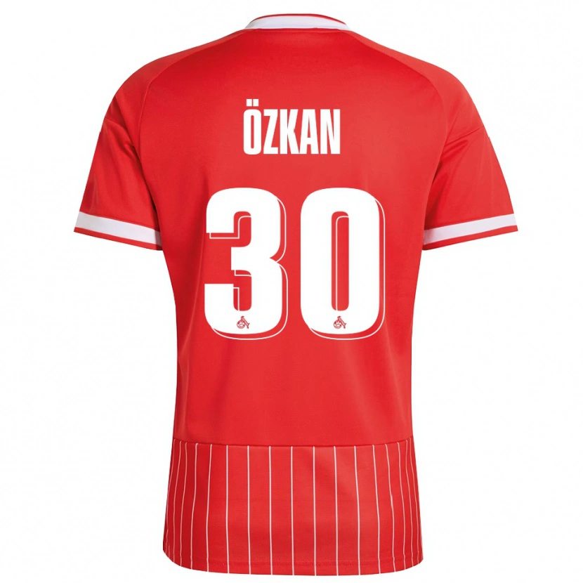 Danxen Homem Camisola Mikail Özkan #30 Vermelho Branco Verde Alternativa 2026/27 Camisa
