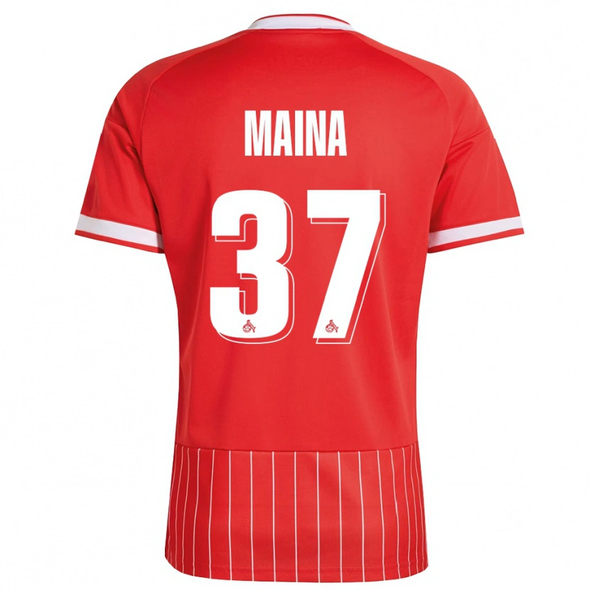 Danxen Homem Camisola Linton Maina #37 Vermelho Branco Verde Alternativa 2026/27 Camisa