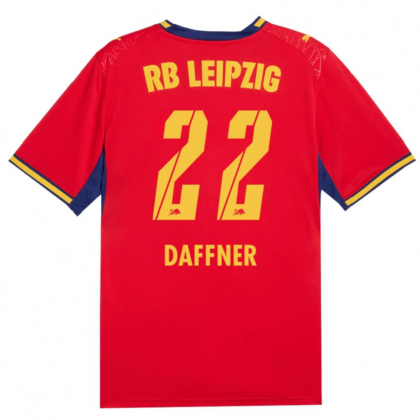 Danxen Homem Camisola Felix Daffner #22 Vermelho Amarelo Azul Real Alternativa 2026/27 Camisa