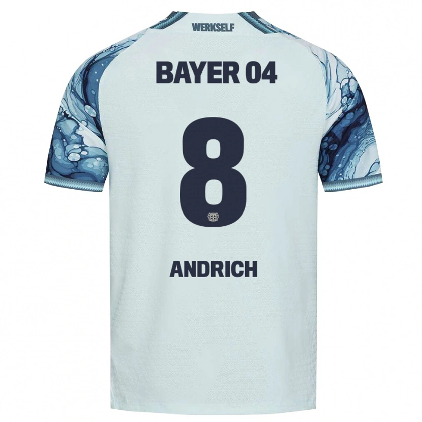Danxen Homem Camisola Robert Andrich #8 Verde Escuro Preto Alternativa 2026/27 Camisa