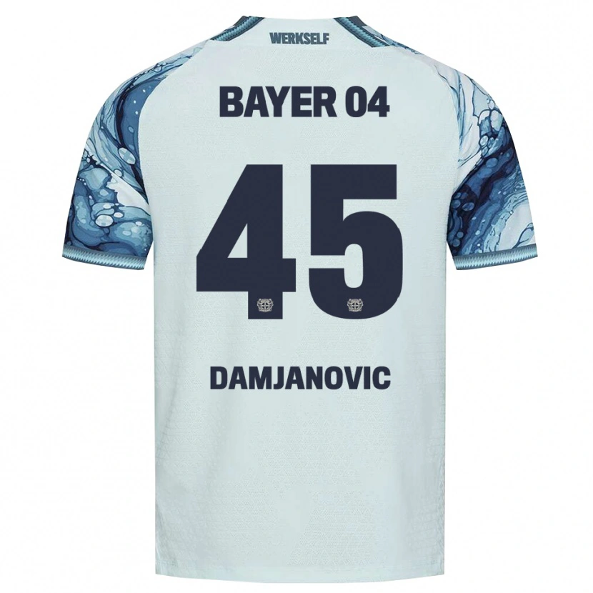Danxen Homem Camisola Aleksa Damjanovic #45 Verde Escuro Preto Alternativa 2026/27 Camisa