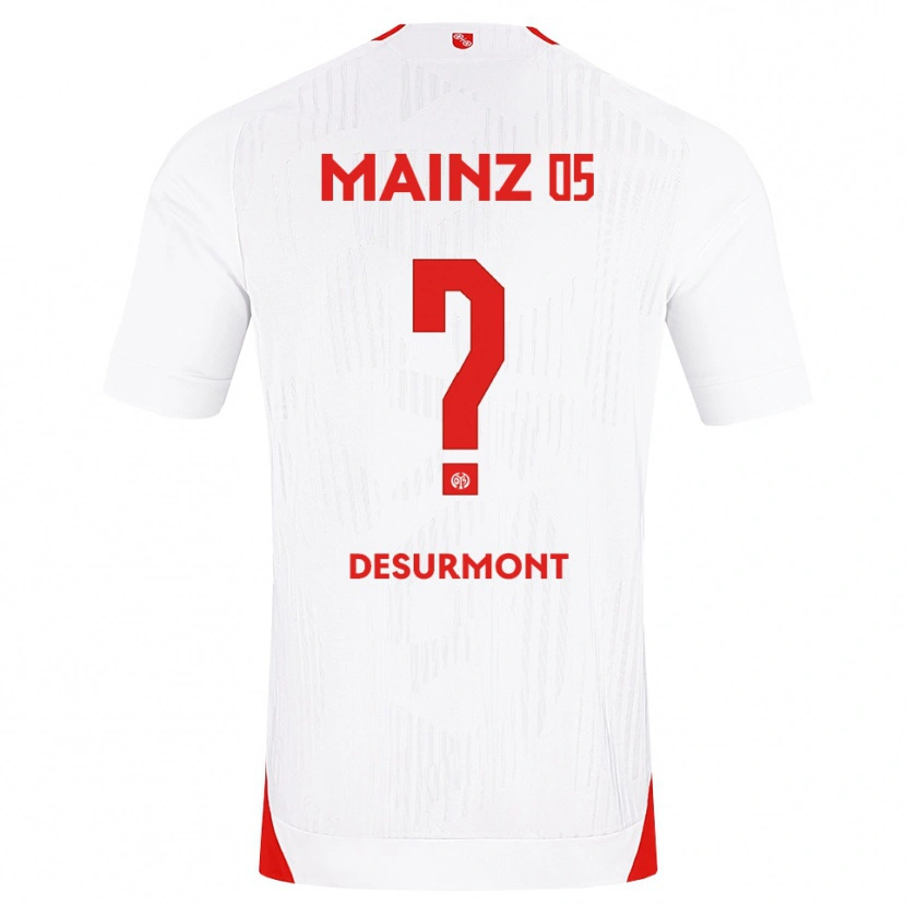 Danxen Homem Camisola Thomas-Lê Desurmont #0 Branco Vermelho Amarelo Alternativa 2026/27 Camisa