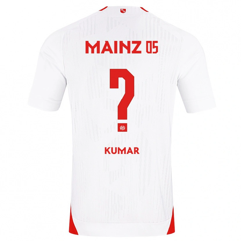 Danxen Homem Camisola Florian Kumar #0 Branco Vermelho Amarelo Alternativa 2026/27 Camisa