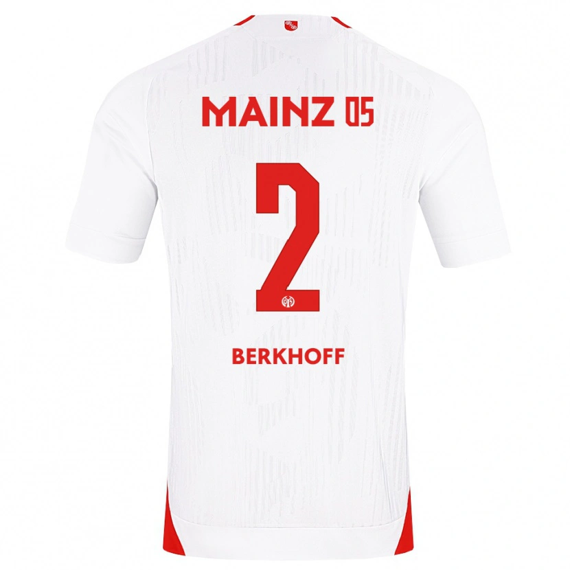 Danxen Homem Camisola Jonas Berkhoff #2 Branco Vermelho Amarelo Alternativa 2026/27 Camisa