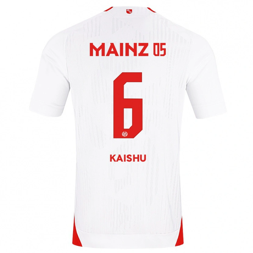 Danxen Homem Camisola Kaishu Sano #6 Branco Vermelho Amarelo Alternativa 2026/27 Camisa