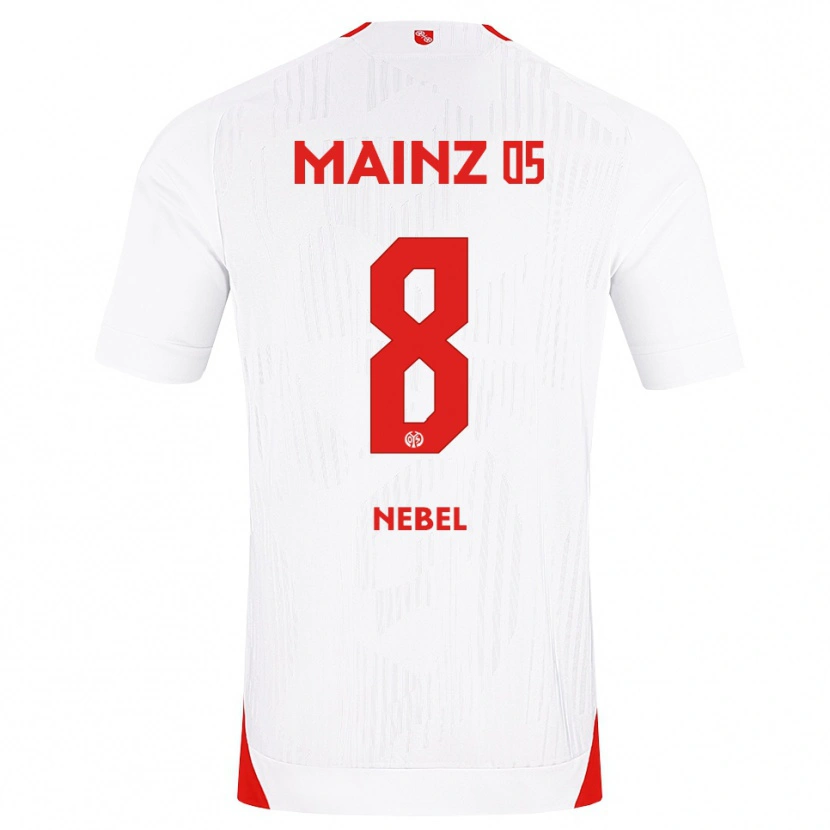 Danxen Homem Camisola Paul Nebel #8 Branco Vermelho Amarelo Alternativa 2026/27 Camisa