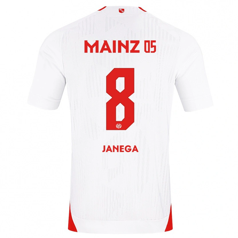 Danxen Homem Camisola Jan Janega #8 Branco Vermelho Amarelo Alternativa 2026/27 Camisa