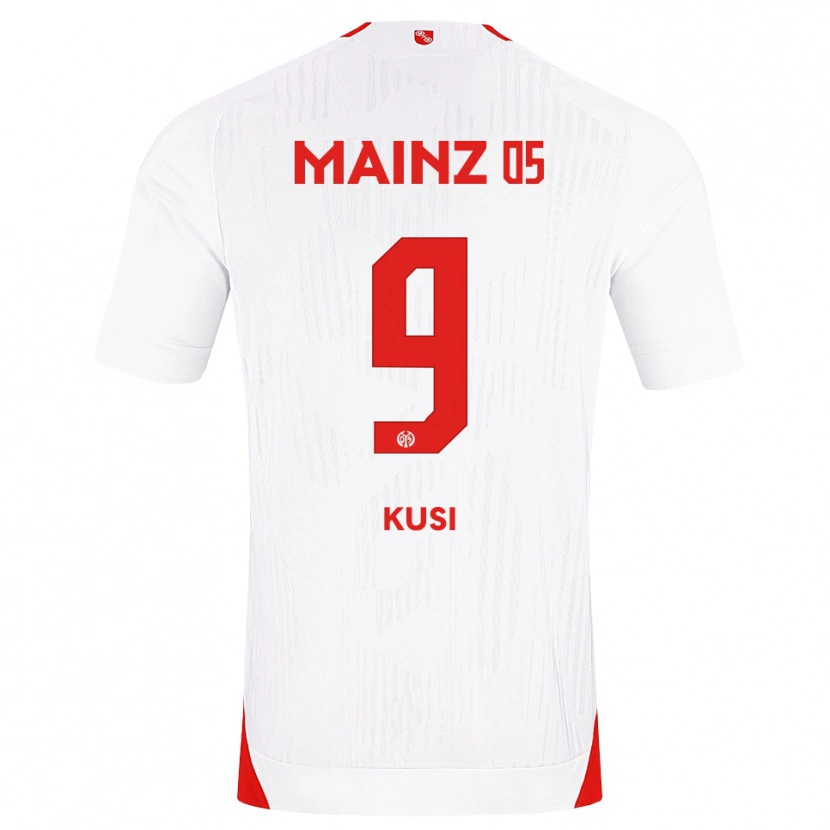 Danxen Homem Camisola Jemain Kusi #9 Branco Vermelho Amarelo Alternativa 2026/27 Camisa