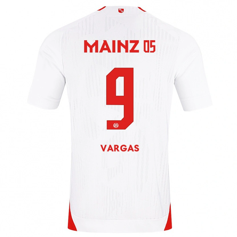 Danxen Homem Camisola Nayrobi Vargas #9 Branco Vermelho Amarelo Alternativa 2026/27 Camisa