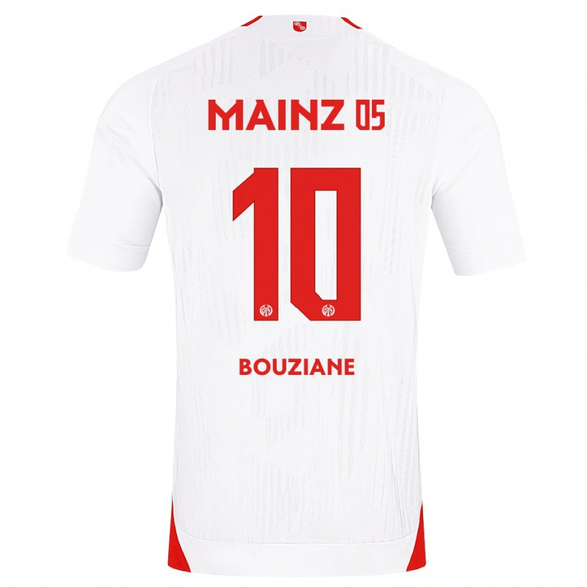 Danxen Homem Camisola Chiara Bouziane #10 Branco Vermelho Amarelo Alternativa 2026/27 Camisa