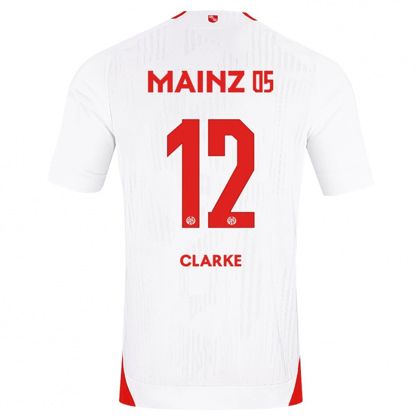 Danxen Homem Camisola Sarah Clarke #12 Branco Vermelho Amarelo Alternativa 2026/27 Camisa