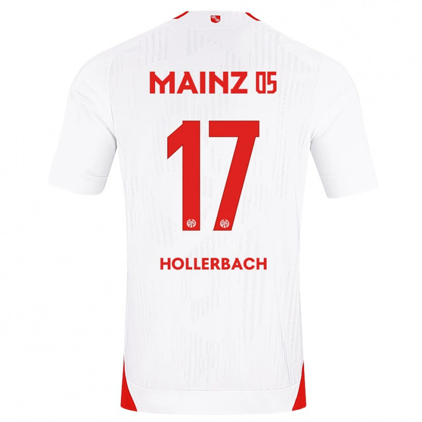 Danxen Homem Camisola Benedict Hollerbach #17 Branco Vermelho Amarelo Alternativa 2026/27 Camisa