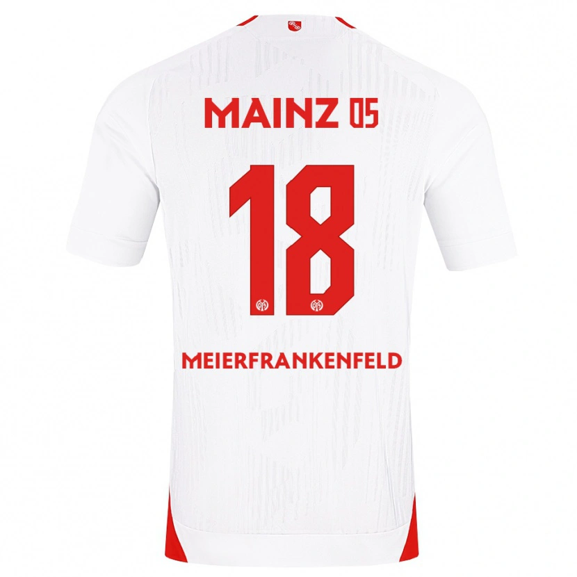 Danxen Homem Camisola Jana Meierfrankenfeld #18 Branco Vermelho Amarelo Alternativa 2026/27 Camisa