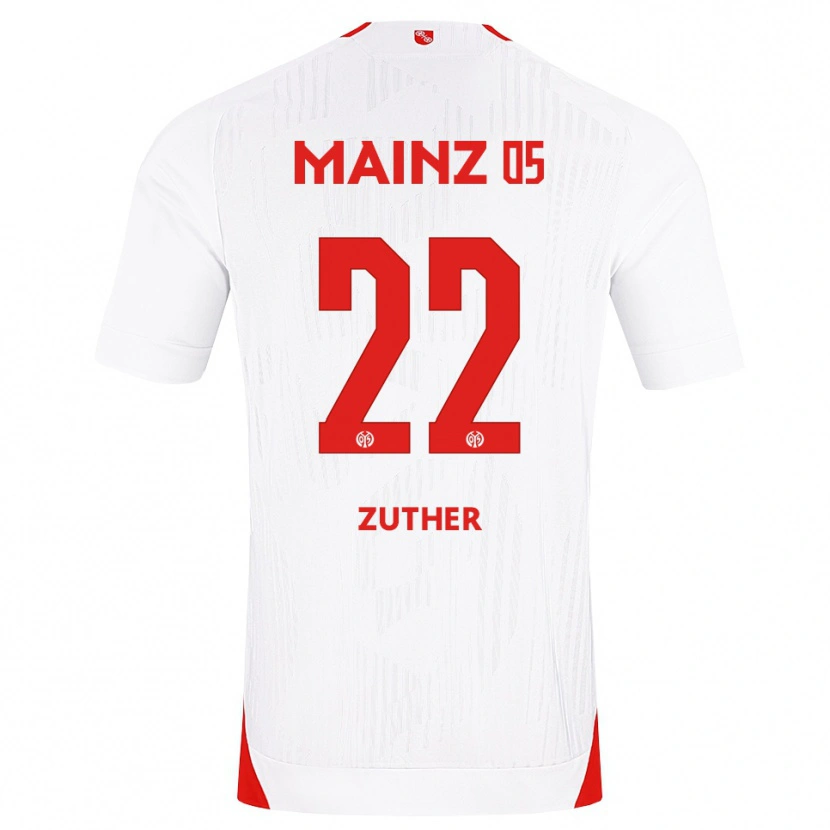 Danxen Homem Camisola Pit Zuther #22 Branco Vermelho Amarelo Alternativa 2026/27 Camisa