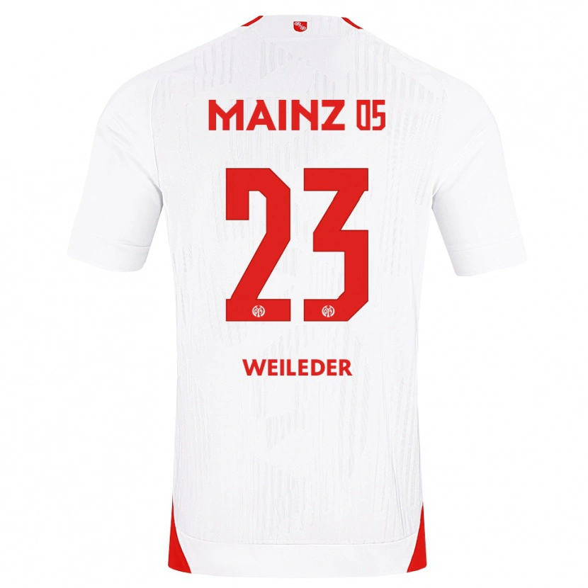 Danxen Homem Camisola Tobias Weileder #23 Branco Vermelho Amarelo Alternativa 2026/27 Camisa