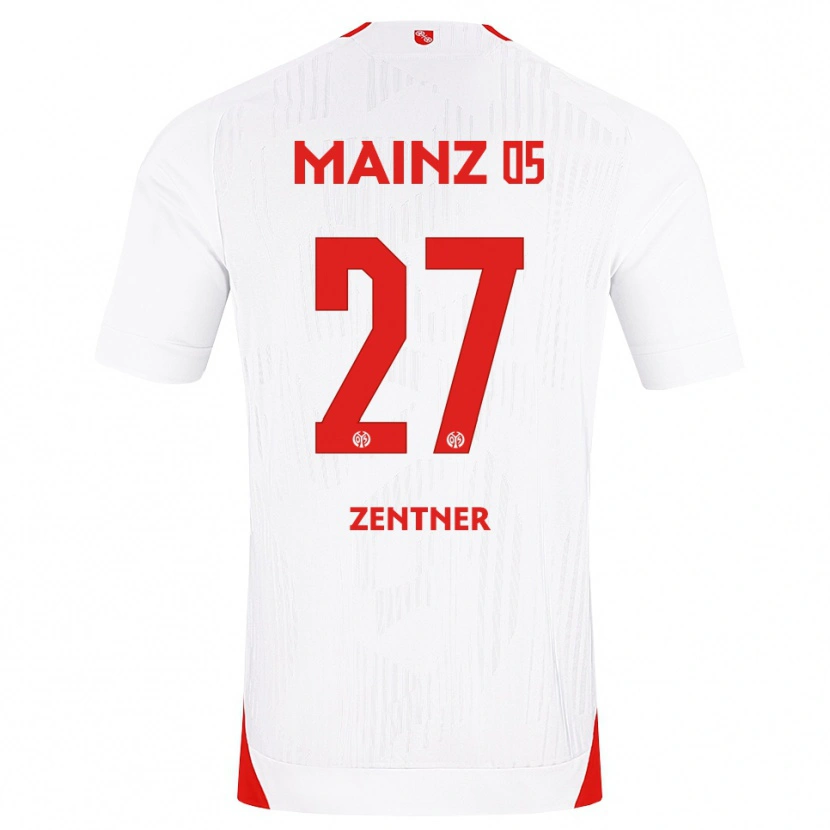 Danxen Homem Camisola Robin Zentner #27 Branco Vermelho Amarelo Alternativa 2026/27 Camisa