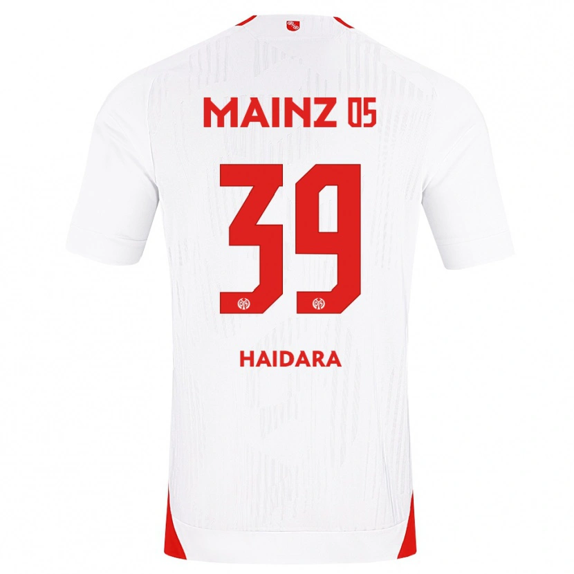 Danxen Homem Camisola Alynho Haidara #39 Branco Vermelho Amarelo Alternativa 2026/27 Camisa