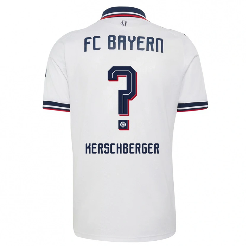 Danxen Homem Camisola Paul Kerschberger #0 Cinza Branco Vermelho Alternativa 2026/27 Camisa