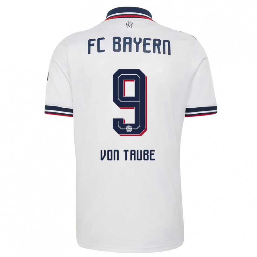 Danxen Homem Camisola Philipp Von Taube #9 Cinza Branco Vermelho Alternativa 2026/27 Camisa