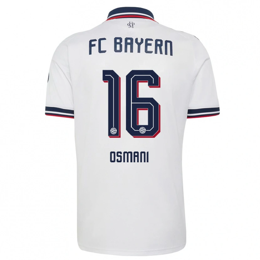 Danxen Homem Camisola Erblin Osmani #16 Cinza Branco Vermelho Alternativa 2026/27 Camisa