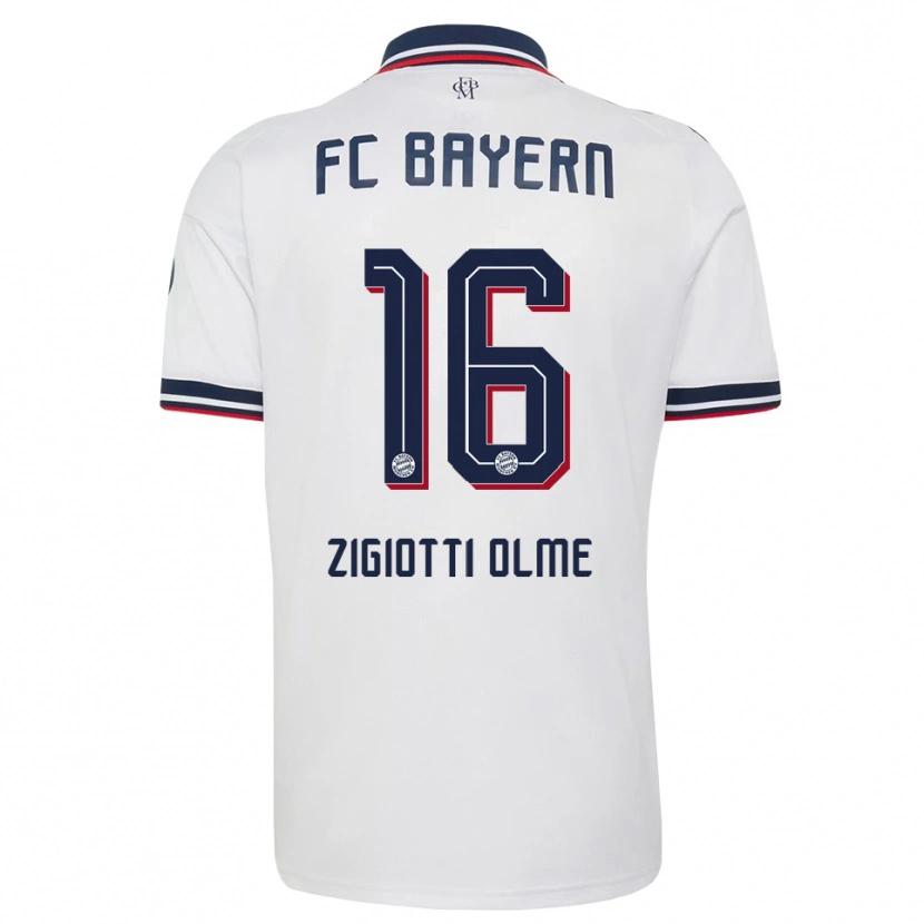 Danxen Homem Camisola Julia Zigiotti Olme #16 Cinza Branco Vermelho Alternativa 2026/27 Camisa