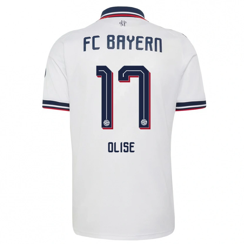 Danxen Homem Camisola Michael Olise #17 Cinza Branco Vermelho Alternativa 2026/27 Camisa