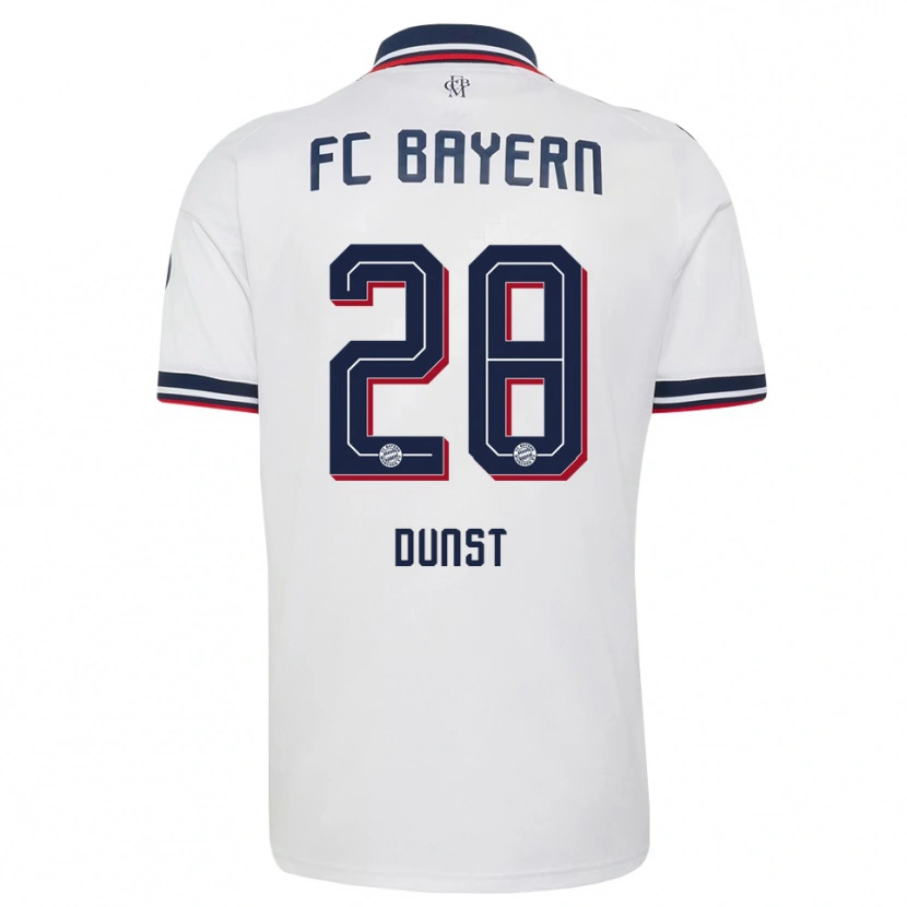 Danxen Homem Camisola Barbara Dunst #28 Cinza Branco Vermelho Alternativa 2026/27 Camisa