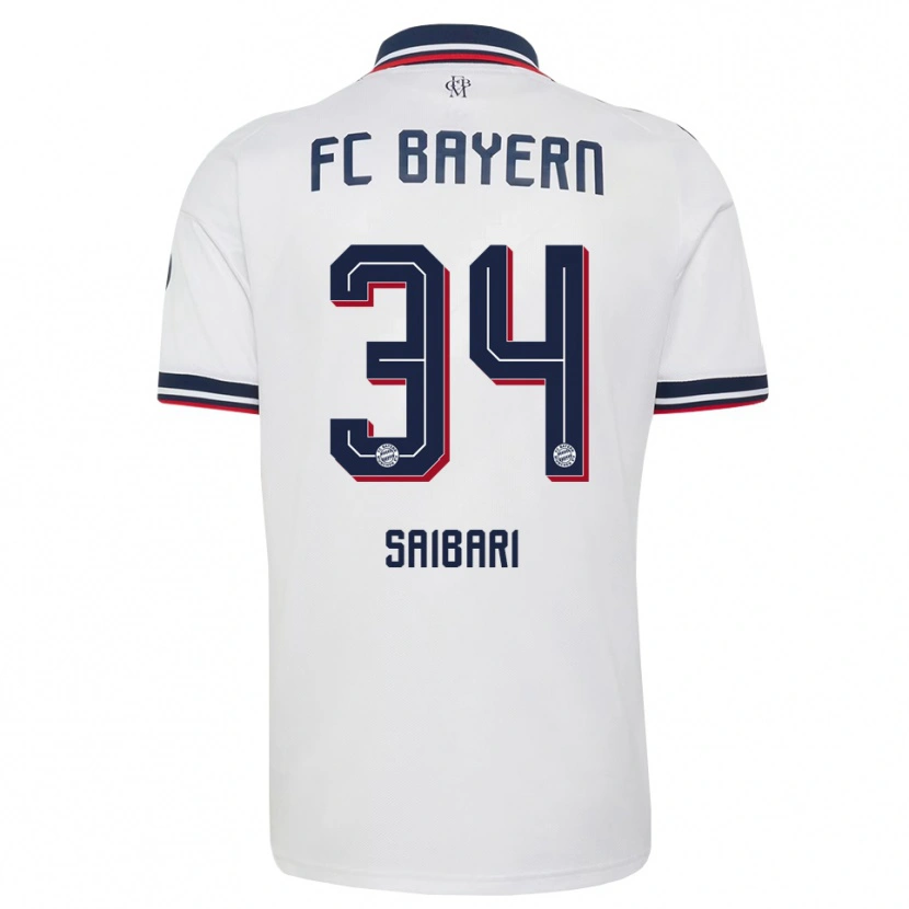 Danxen Homem Camisola Ismael Saibari #34 Cinza Branco Vermelho Alternativa 2026/27 Camisa