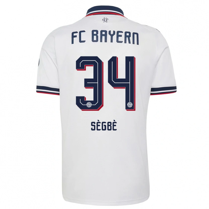 Danxen Homem Camisola Désiré Sègbè #34 Cinza Branco Vermelho Alternativa 2026/27 Camisa