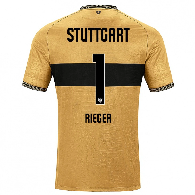 Danxen Homem Camisola Nico Rieger #1 Marrom Preto Branco Alternativa 2026/27 Camisa