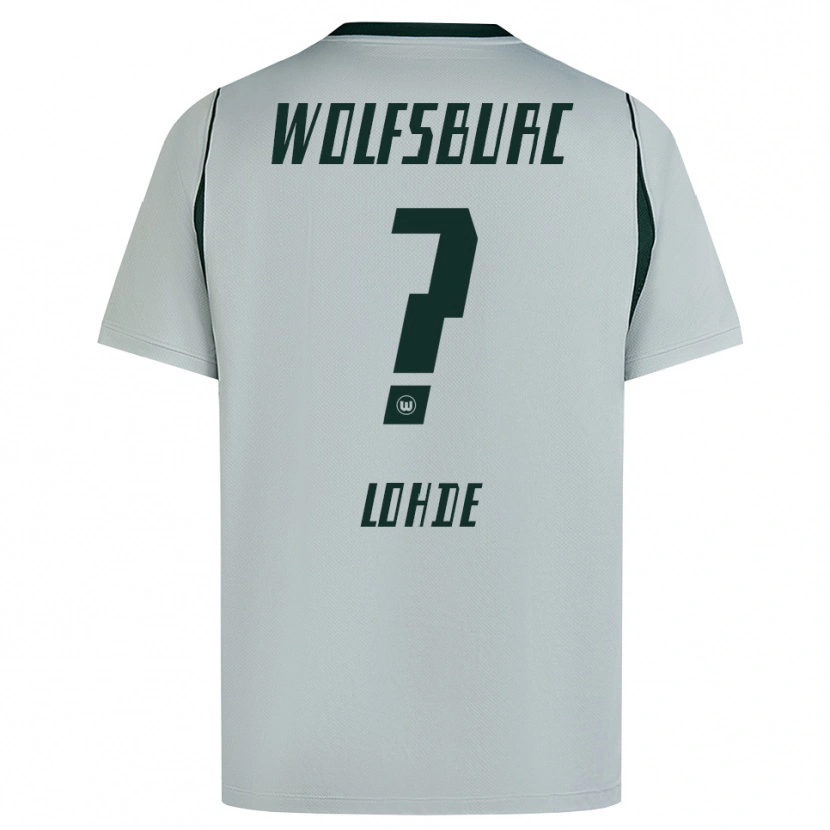Danxen Homem Camisola Sven Lohde #0 Cinza Verde Alternativa 2026/27 Camisa