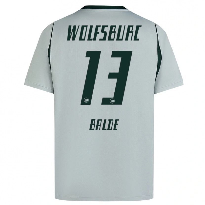 Danxen Homem Camisola Saido Baldé #13 Cinza Verde Alternativa 2026/27 Camisa