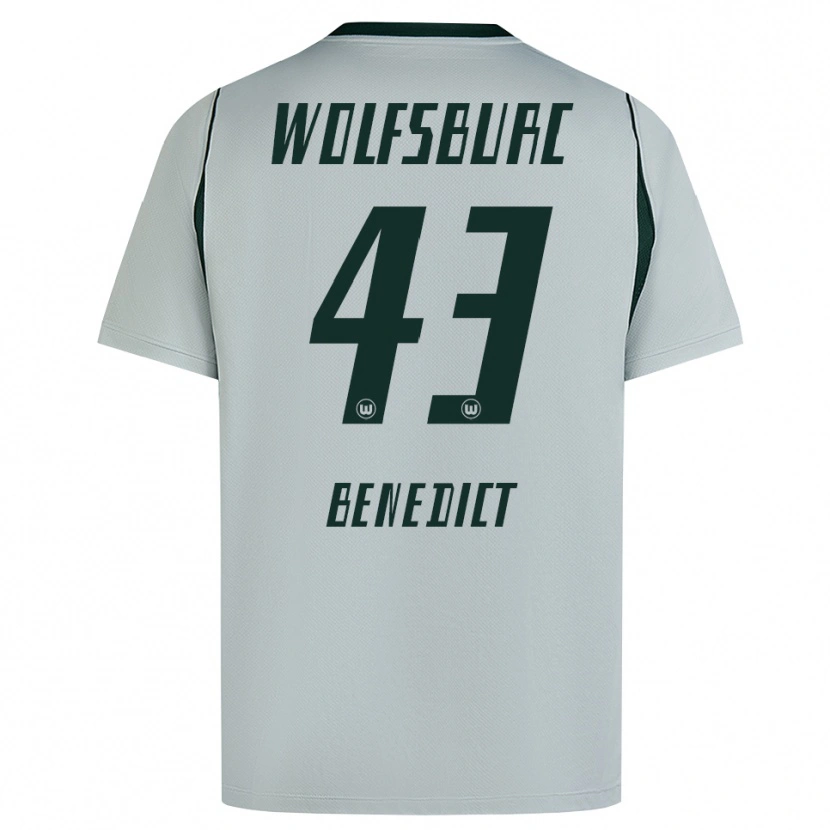 Danxen Homem Camisola Trevor Benedict #43 Cinza Verde Alternativa 2026/27 Camisa