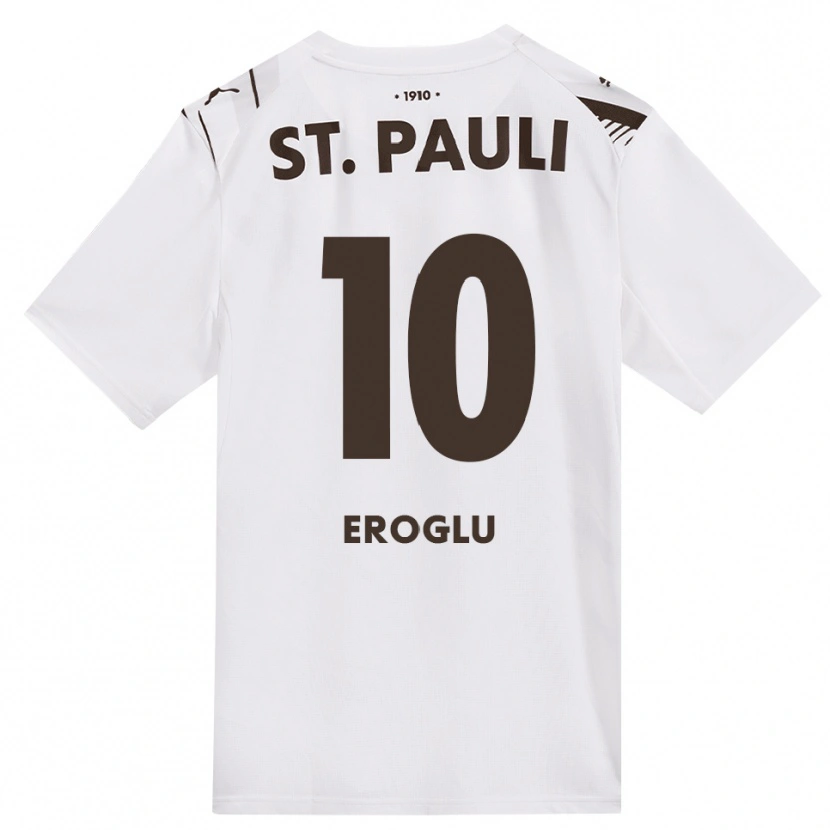 Danxen Homem Camisola Ediz Eroglu #10 Café Branco Vermelho Alternativa 2026/27 Camisa