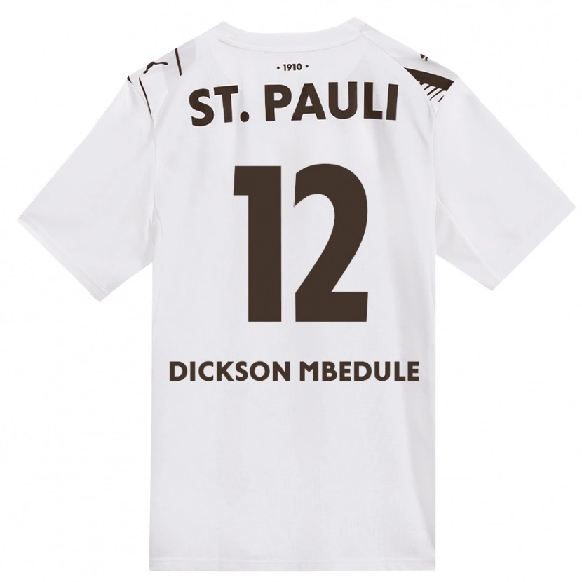 Danxen Homem Camisola Amani Dickson Mbedule #12 Café Branco Vermelho Alternativa 2026/27 Camisa