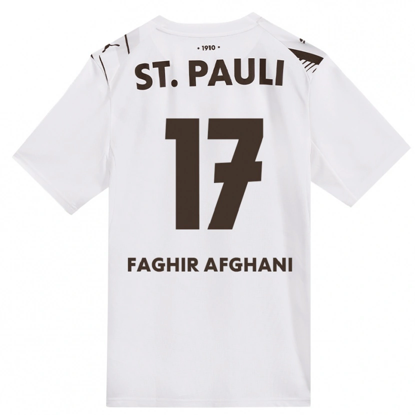 Danxen Homem Camisola Younan Faghir Afghani #17 Café Branco Vermelho Alternativa 2026/27 Camisa