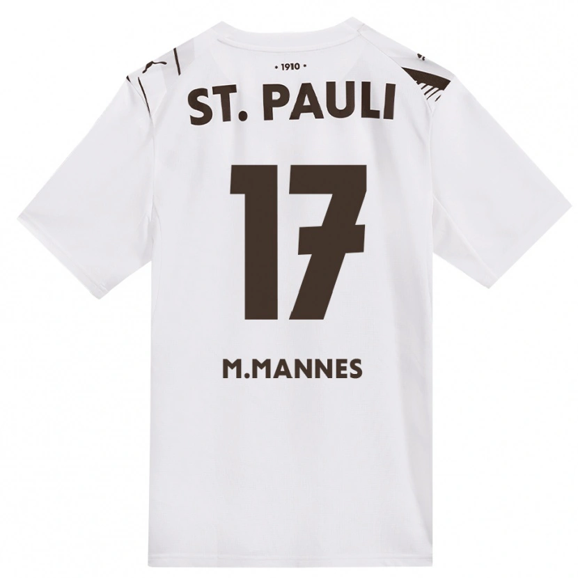 Danxen Homem Camisola Verena Maria Mannes #17 Café Branco Vermelho Alternativa 2026/27 Camisa